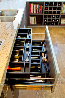 home improvement tips might include adding interior drawers to organize your kitchen drawers